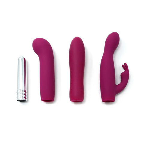 Skins Minis - Massage A Trois Pleasure Set with 3 Covers BULLETS