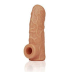 Nude Penis Sleeve Textured Soft Silicone Large Default Title > Sex Toys For Men > Penis Sleeves