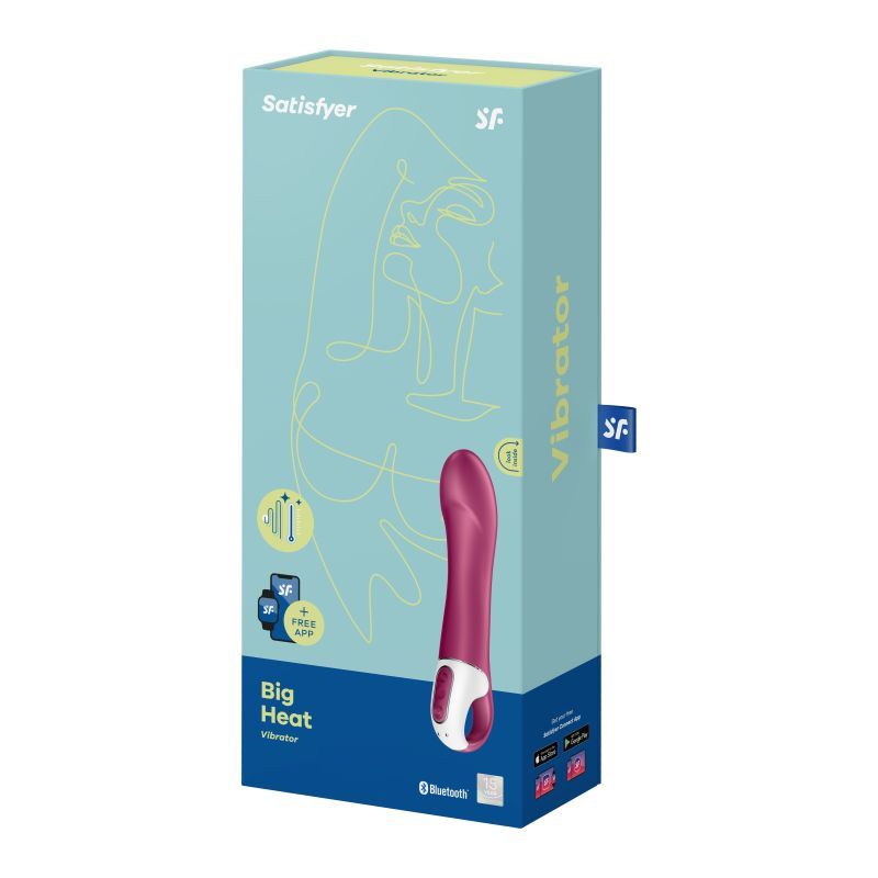Satisfyer Big Heat Warming G-Spot Vibrator 7.9 Inches – Warming Function G-Spot Vibrator > Sex Toys For Ladies > G-Spot Vibrators
