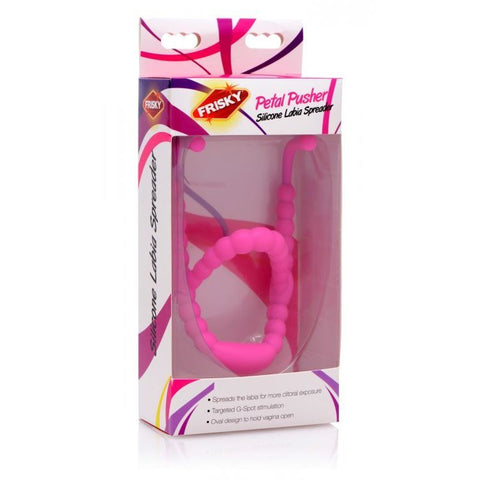 Petal Pusher Silicone Labia Spreader Pink Sex Positioners