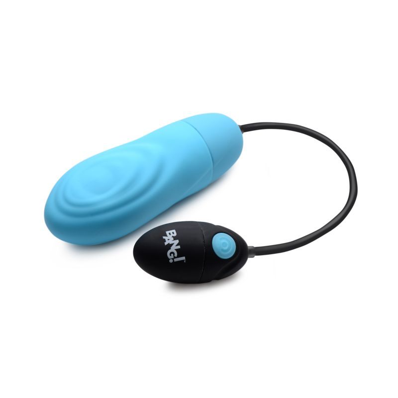 7X Pulsing Rechargeable Bullet Blue - Premium Silicone Pleasure Toy BULLETS