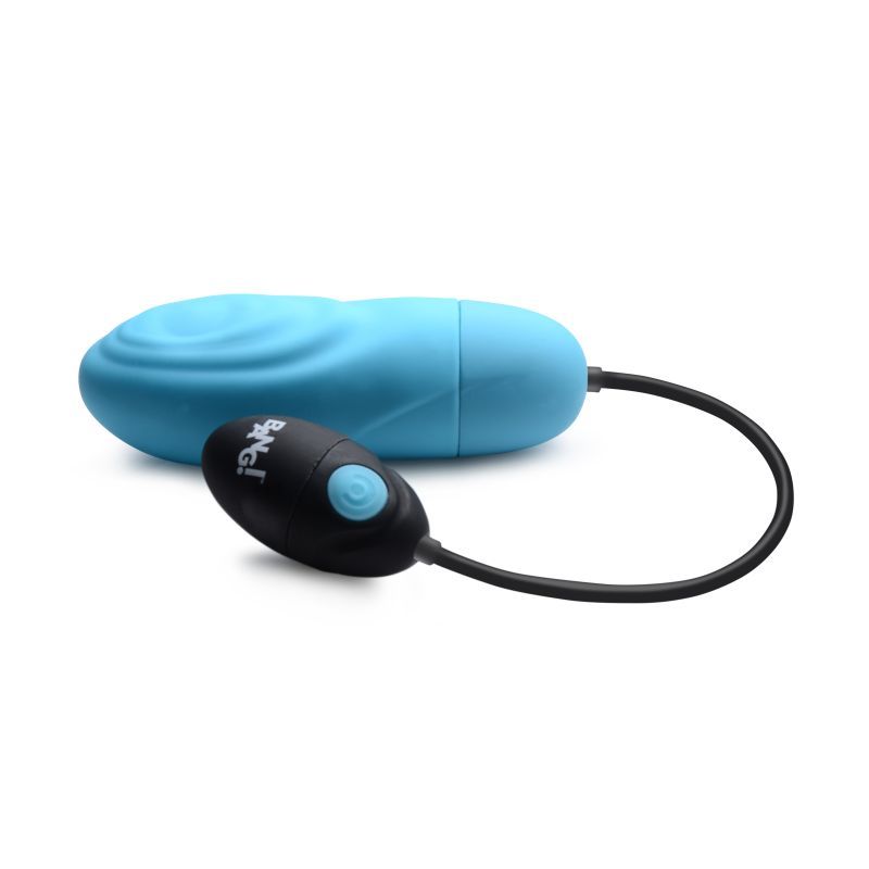 7X Pulsing Rechargeable Bullet Blue - Premium Silicone Pleasure Toy BULLETS