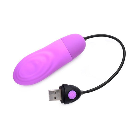 7X Pulsing Rechargeable Bullet Purple for Ultimate Pleasure BULLETS
