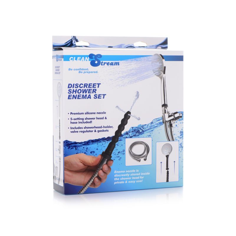 Discreet Shower Enema Set – Convenient Hygiene Enema Kit > Essentials > Douches