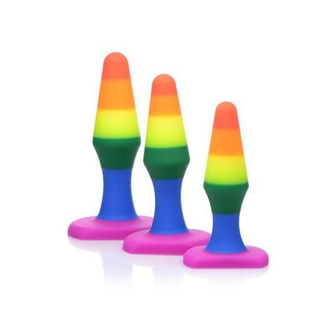 Rainbow Ready Anal Trainer Set for Beginners and Experienced Users > Anal Range > Butt Plug Kits