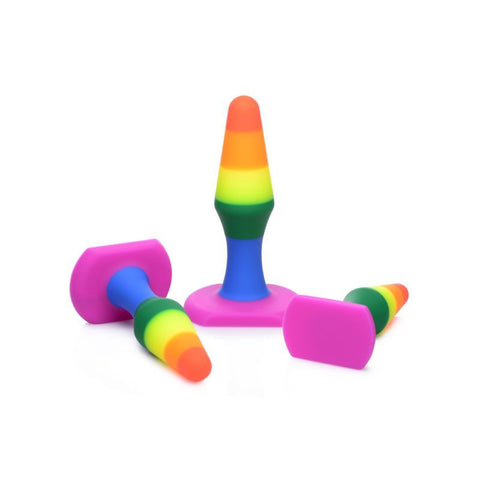 Rainbow Ready Anal Trainer Set for Beginners and Experienced Users > Anal Range > Butt Plug Kits