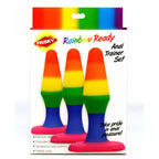 Rainbow Ready Anal Trainer Set – Premium Silicone, Multisize Anal Toys > Anal Range > Butt Plug Kits