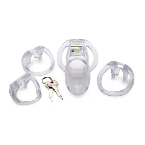 Clear Captor Chastity Cage Large for Couples Cages