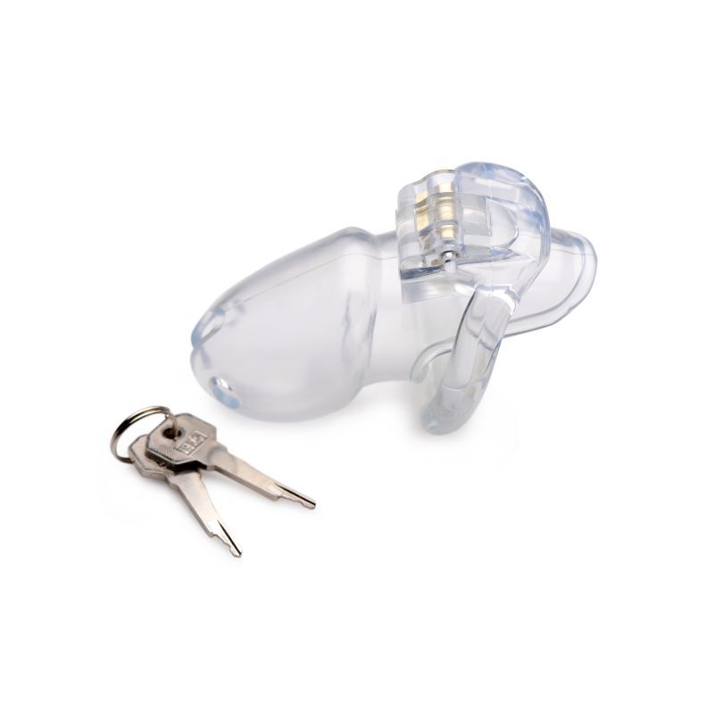 Clear Captor Chastity Cage Large > Bondage Gear > Male Chastity
