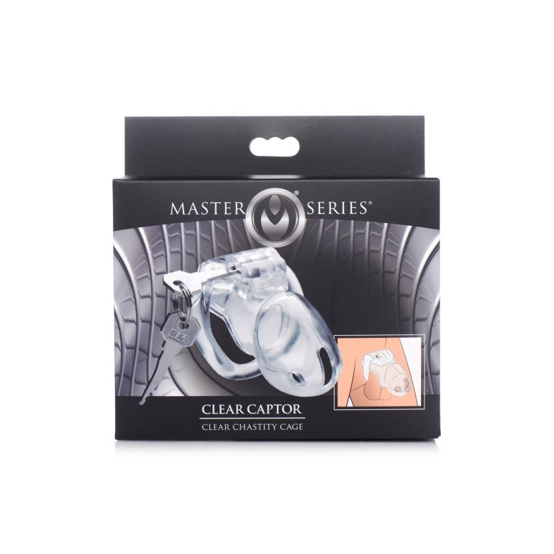 Clear Captor Chastity Cage Medium for Ultimate Control and Comfort > Bondage Gear > Male Chastity