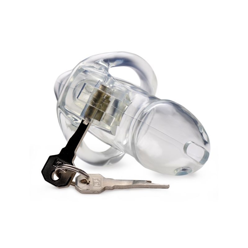 Clear Captor Chastity Cage Small Transparent Clear Small > Bondage Gear > Male Chastity