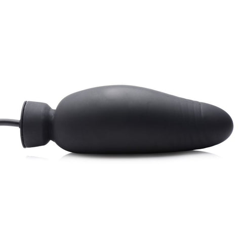 Dick Spand Inflatable Silicone Dildo (Black) – Up to 3.1" Dia Adjustable Shaft Dildo > Dildos > Oversized Toys