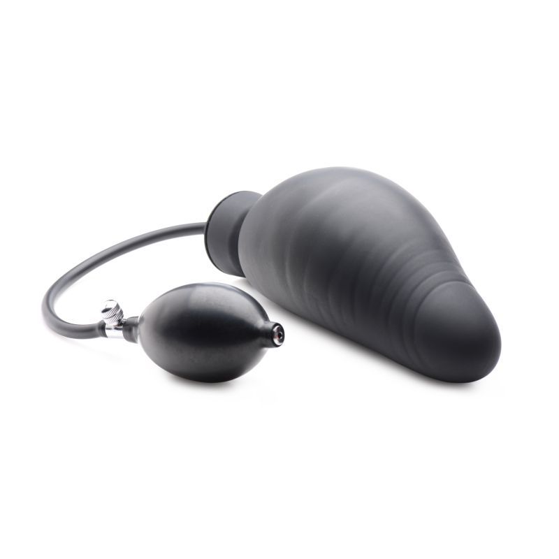 Dick Spand Inflatable Silicone Dildo (Black) – Up to 3.1" Dia Adjustable Shaft Dildo > Dildos > Oversized Toys