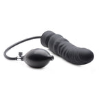 Dick Spand Inflatable Silicone Dildo (Black) – Up to 3.1" Dia Adjustable Shaft Dildo > Dildos > Oversized Toys