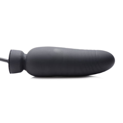 Dick Spand Inflatable Silicone Dildo (Black) – Up to 3.1" Dia Adjustable Shaft Dildo > Dildos > Oversized Toys