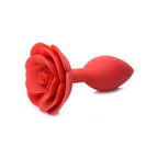 Booty Bloom Silicone Rose Plug Large Red > Anal Range > Butt Plugs