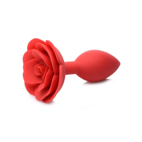Booty Bloom Silicone Rose Plug Large Red > Anal Range > Butt Plugs