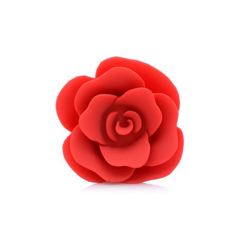 Booty Bloom Silicone Rose Anal Plug Medium Red Butt Plugs
