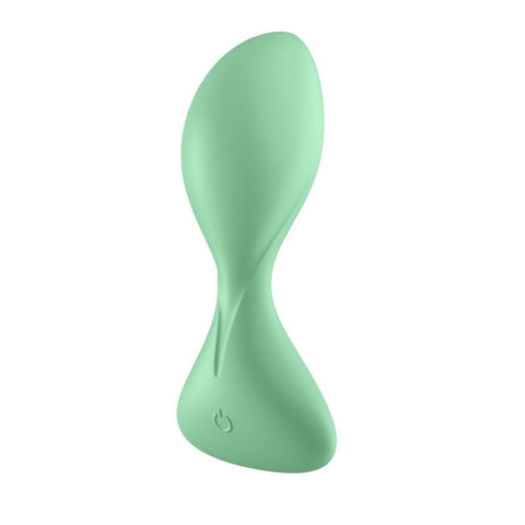 Satisfyer Trendsetter Connect App Vibrating Anal Plug Light Green Butt Plugs - Vibrating