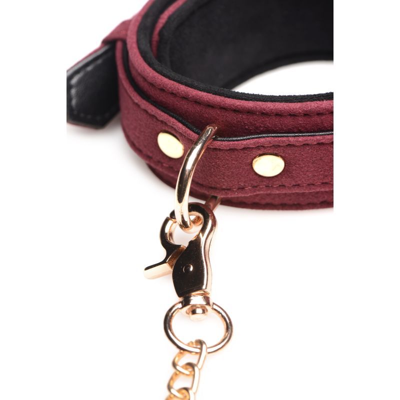 6 Pc Velvet Bondage Set Burgundy > Bondage Gear > Bondage Kits