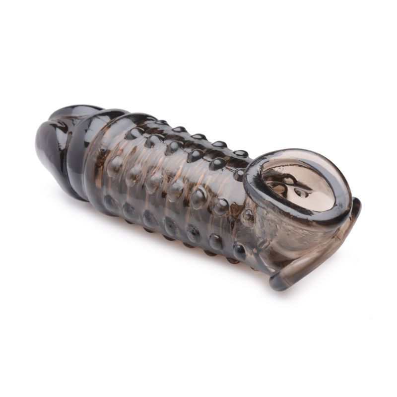 Penis Enhancer Sleeve 1.5 Inch Smoke – Extra Length and Girth Sleeve > Sex Toys For Men > Penis Sleeves