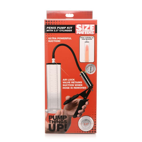 Penis Pump Kit with 2.5 Inch Cylinder for Enhanced Pleasure and Performance > Pumps > Penis Pumps Performance