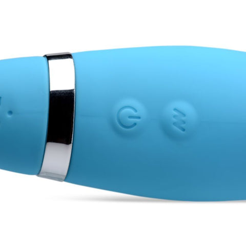 Mighty Rider 10X Strapless Strap-On Blue with Remote Control > Realistic Dildos and Vibes > Strapless Strap Ons