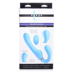 Mighty Rider 10X Strapless Strap-On Blue with Remote Control > Dildos > Strapless Strap Ons
