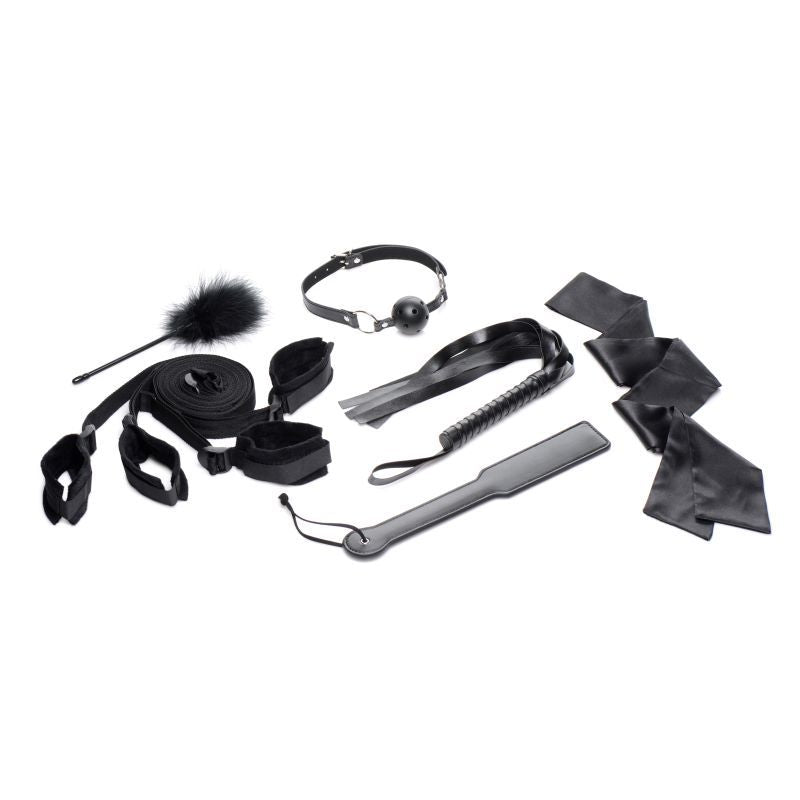 6-Piece Bed Restraint Bondage Kit Black for Couples > Bondage Gear > Bed Restraints