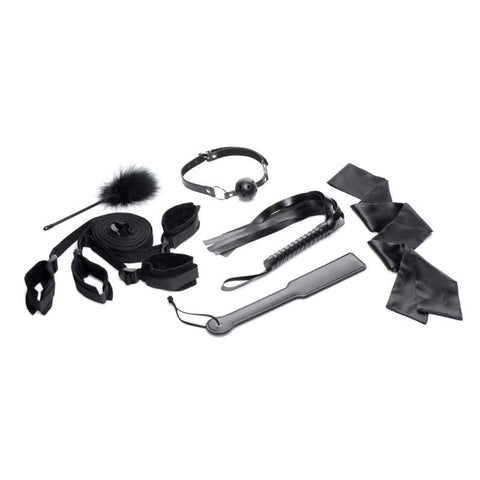 6-Piece Bed Restraint Bondage Kit Black for Couples > Bondage Gear > Bed Restraints