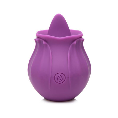 Bloomgasm Wild Violet 10X Licking Stimulator Purple Suction Stimulator