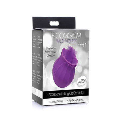 Bloomgasm Wild Violet 10X Licking Stimulator Suction Stimulator