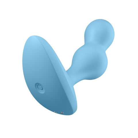 Satisfyer Deep Diver Vibrating Connect App Anal Plug Blue > Anal Range > Vibrating Butt Plugs