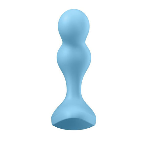 Satisfyer Deep Diver Vibrating Connect App Anal Plug Blue > Anal Range > Vibrating Butt Plugs