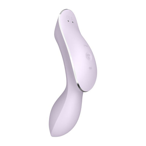 Satisfyer Curvy Trinity 2 Insertable Air Pulse Vibrator Violet > Sex Toys For Ladies > Air Pulsation
