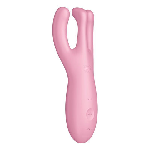 Satisfyer Threesome 4 Connect App Layon Vibrator Pink Couples Toys