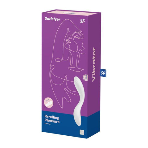 Satisfyer Rrrolling Pleasure G Spot Vibrator White STIMULATORS