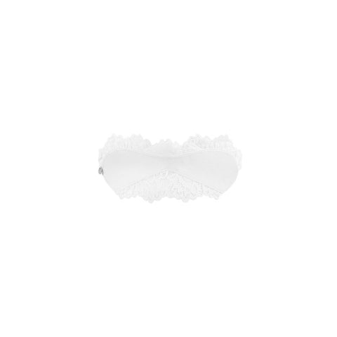 Amor Blanco Eye Mask Luxurious Satin Sleep Accessory Lingerie