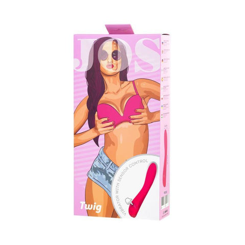 JOS Twig Slimline Vibrator 20.5 cm G-Spot Silicone Toy > Sex Toys For Ladies > G-Spot Vibrators