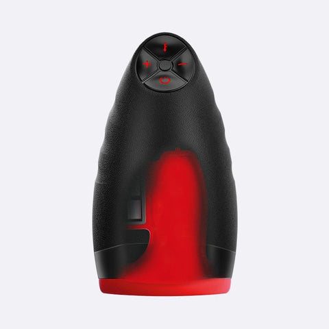 Chiven 2 (Black) – Heating Vibrating Masturbator Strokers - Auto