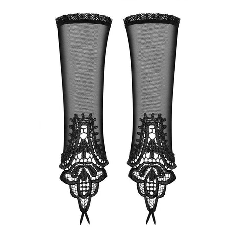 Luiza Gloves Elegant Lace Accessory for Seductive Lingerie Collection Lingerie