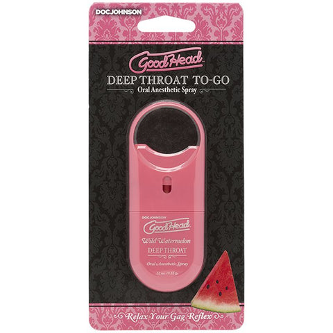 Goodhead To Go Deep Throat Spray Wild Watermelon 9ml Oral Gels & Sprays