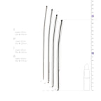 Single Ended Dilator Trainer Set – Stainless Steel 4 Piece Dilator Set > Sex Toys For Men > Sounding Rods