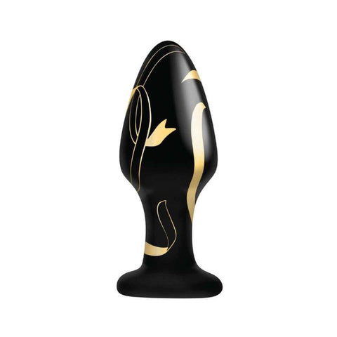 Secret Kisses Handblown Wide Glass Plug 4 Inch Default Title GLASS TOYS