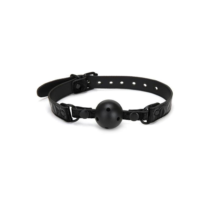 Whip Smart Diamond Deluxe Ball Gag in Black Secondary image