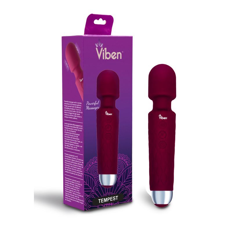 Viben Tempest Wand Massager in Ruby > Sex Toys > Massage Wands
