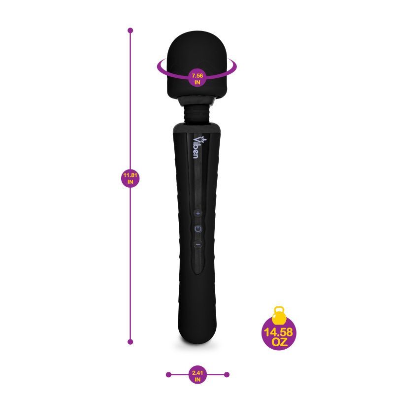 Viben Obsession Wand Massager in Black > Sex Toys > Massage Wands