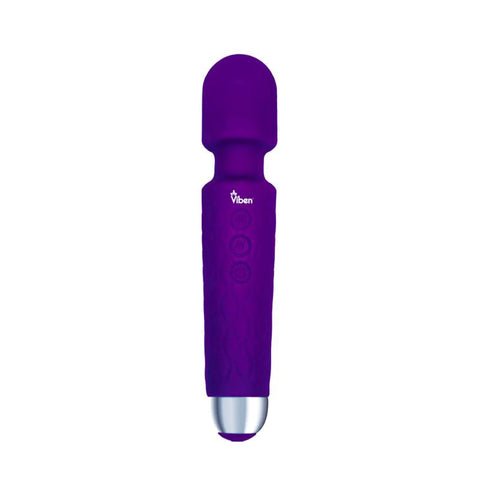 Viben Tempest Travel Wand Massager in Violet Purple Electric Massager