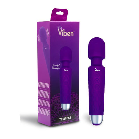 Viben Tempest Travel Wand Massager in Violet Electric Massager