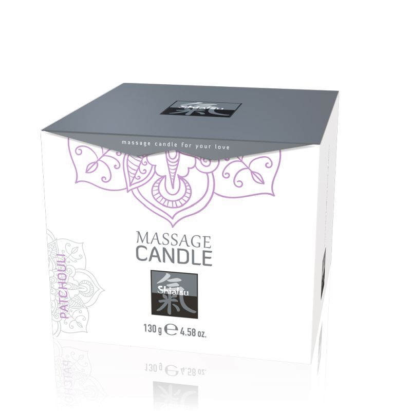 Shiatsu Massage Candle with Patchouli Scent for Relaxation and Intimacy Default Title > Candles > Massage